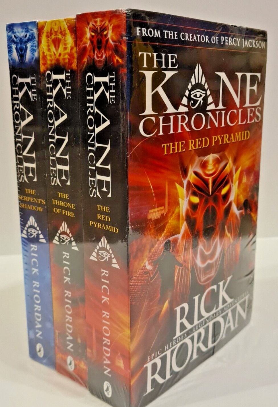 The Kane Chronicles 3x Paperback Book Collection By Rick Riordan - Brand New