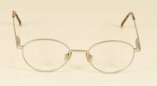 Fossil Brooke Matte Silver Metal Eyeglass Frames Designer Style Rx Eyewear