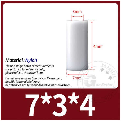 White Nylon Standoff Plastic Spacers Washers M3 | M4 | M5 | M6 | M8 | M10 | M12 - Picture 34 of 234