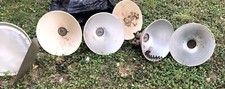 Vintage Dirty Speed-Lite Reflector Heads Lot One Has A Broken Light 