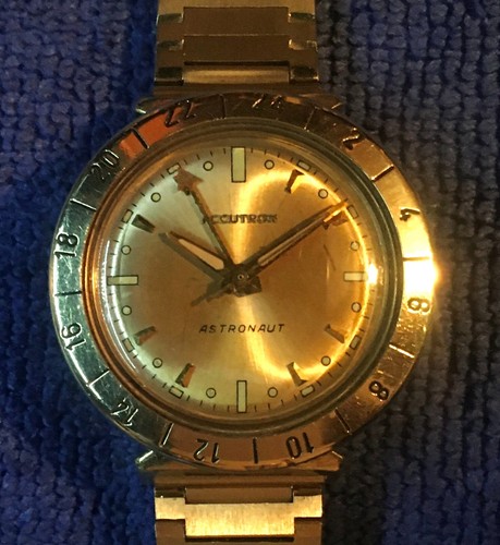Bulova Accutron Astronaut M8 1968 Gold Filled Humming And Keeping Time