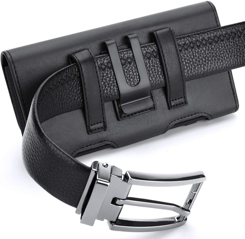 LG G6 G7 G8X ThinQ Cuero Celular Funda Clip Cinturón Transporte - Imagen 8 de 12