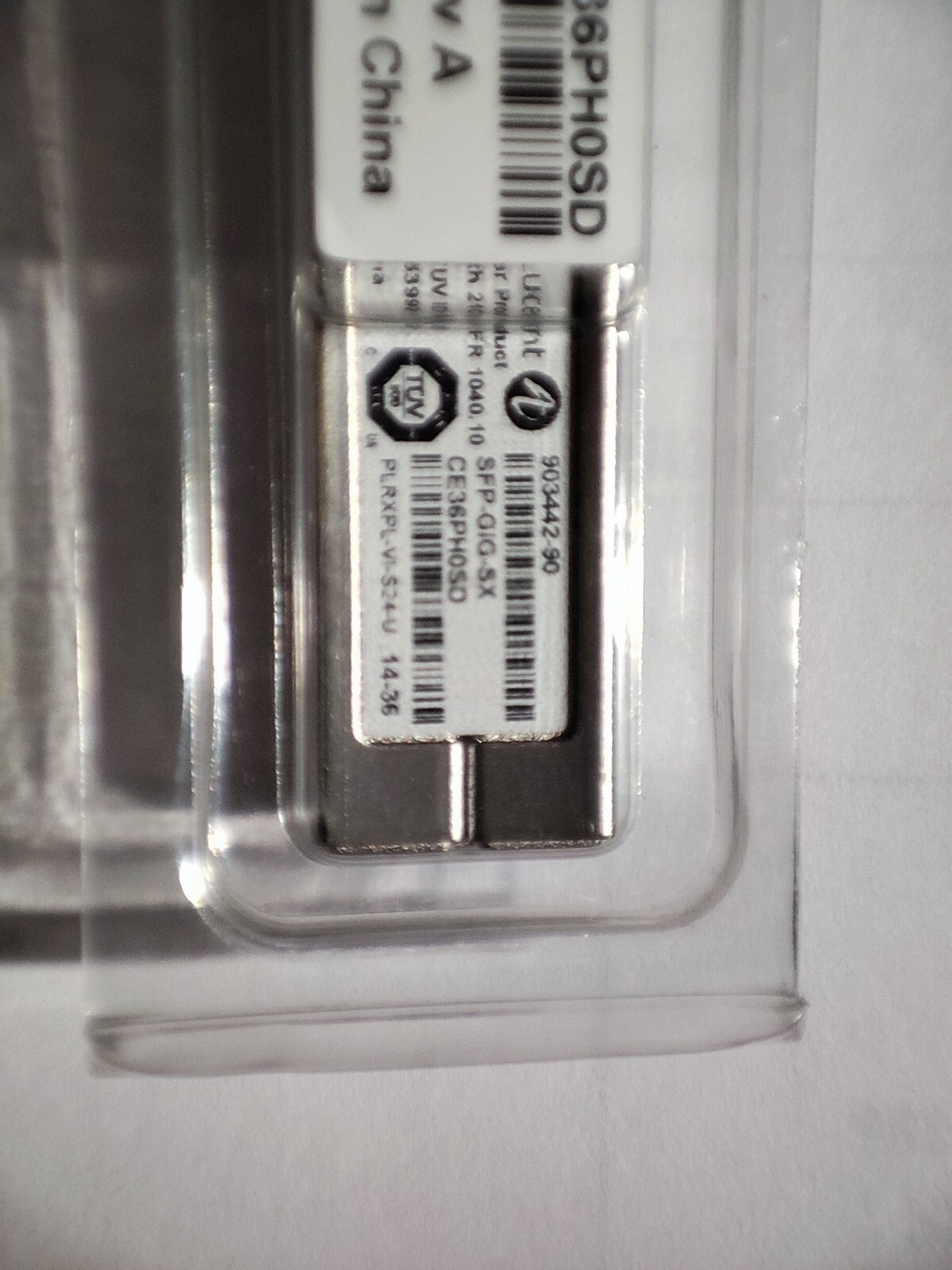 SFP-GIG-SX Alcatel Lucent module optique interchangeable à chaud 1Gbps 850nm LC