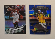TWO Pascal Siakam 2020 Panini (Player of the Day) Card #48 & Select Prizm #8