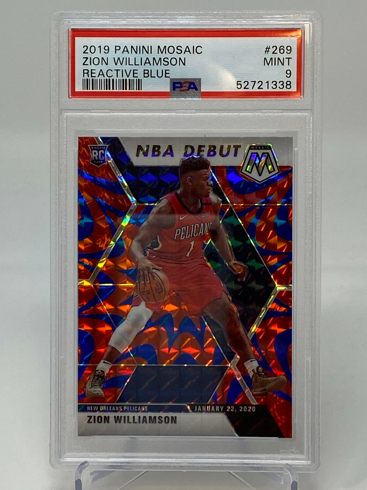 2019 Panini Mosaic #269 Zion Williamson Rookie Card RC ~PSA 9~ | eBay