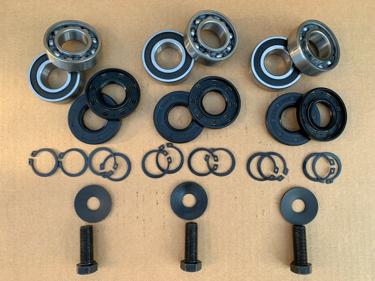 3 KITS) King Kutter 555009 Finish Mower Spindle Bearing Seal