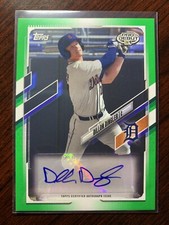 2021 Topps Pro Debut Dillon Dingler Green Parallel Auto #/99 Tigers Autograph