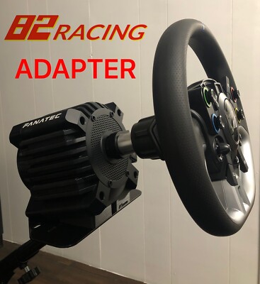 82RACING Adapter für Fanatec DD Pro an Playseat Evo, RaceRoom & TrackTime Sitz