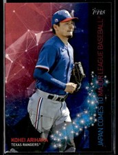 2021 Topps Japan Edition #JCM-10 Kohei Arihara Japan Comes to MLB Red #/5