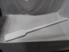 White HDPE Mixing Paddle Food Grade 46" Long Handle Stirrer