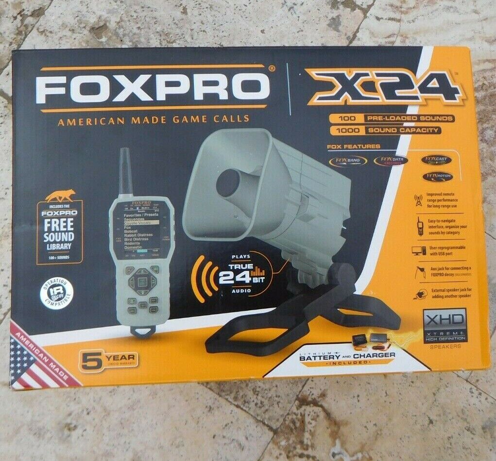 🌟🎈 FOXPRO X24 Electronic Game Call 100 Preset Calls  🌟