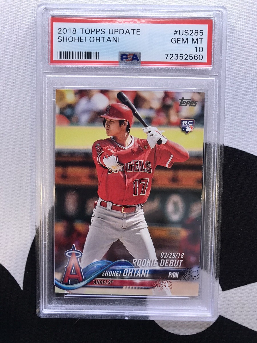 ゲームセンター・ゲームカード 2018 Shohei Ohtani Topps PSA 10 2018 Shohei Ohtani Topps Update Batting Rookie RC PSA 10