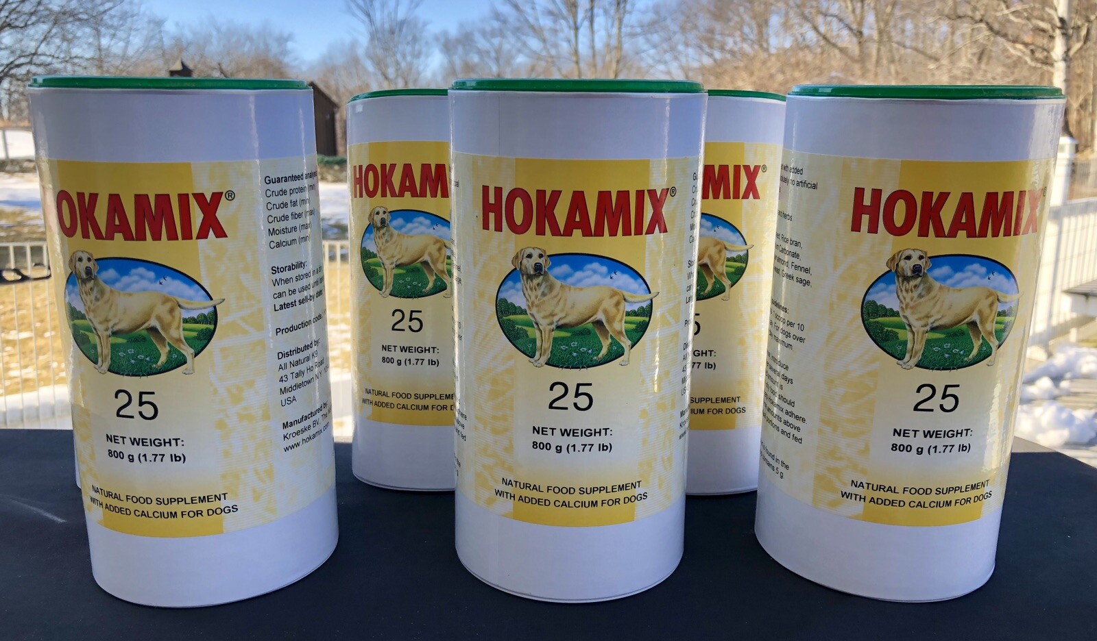 Hokamix 25 - OVERSTOCK SALE - 6 800gr Containers - SAVE 200.00 Hokamix 25 - OVERSTOCK SALE - 6 800gr Containers - SAVE 200.00