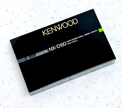 Kenwood NX-D 60 Vintage MC Audio Cassette Tape Japan!! Very RaR! Neu/OVP/Sealed!