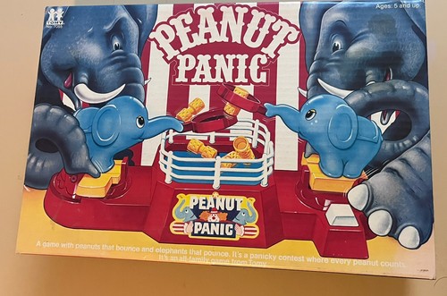 Vintage Peanut Panic 1994 Parker Brothers Brettspiel RAR mit Box NEUWERTIG!