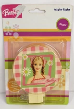  Barbie Plug In Night Light W/ Rotating Shade