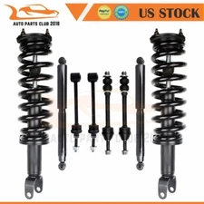 Front Rear Suspension Struts Shocks Sway Bar For 06-08 Dodge Ram 1500 5.7L 4WD