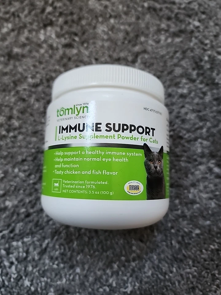 Tomlyn Immune Support L-Lysine Supplement Powder for Cats