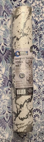 8 Series Fitness Designer Series Yoga Mat 5mm Thick White And Black SKU#3295912 - Bild 1 von 7