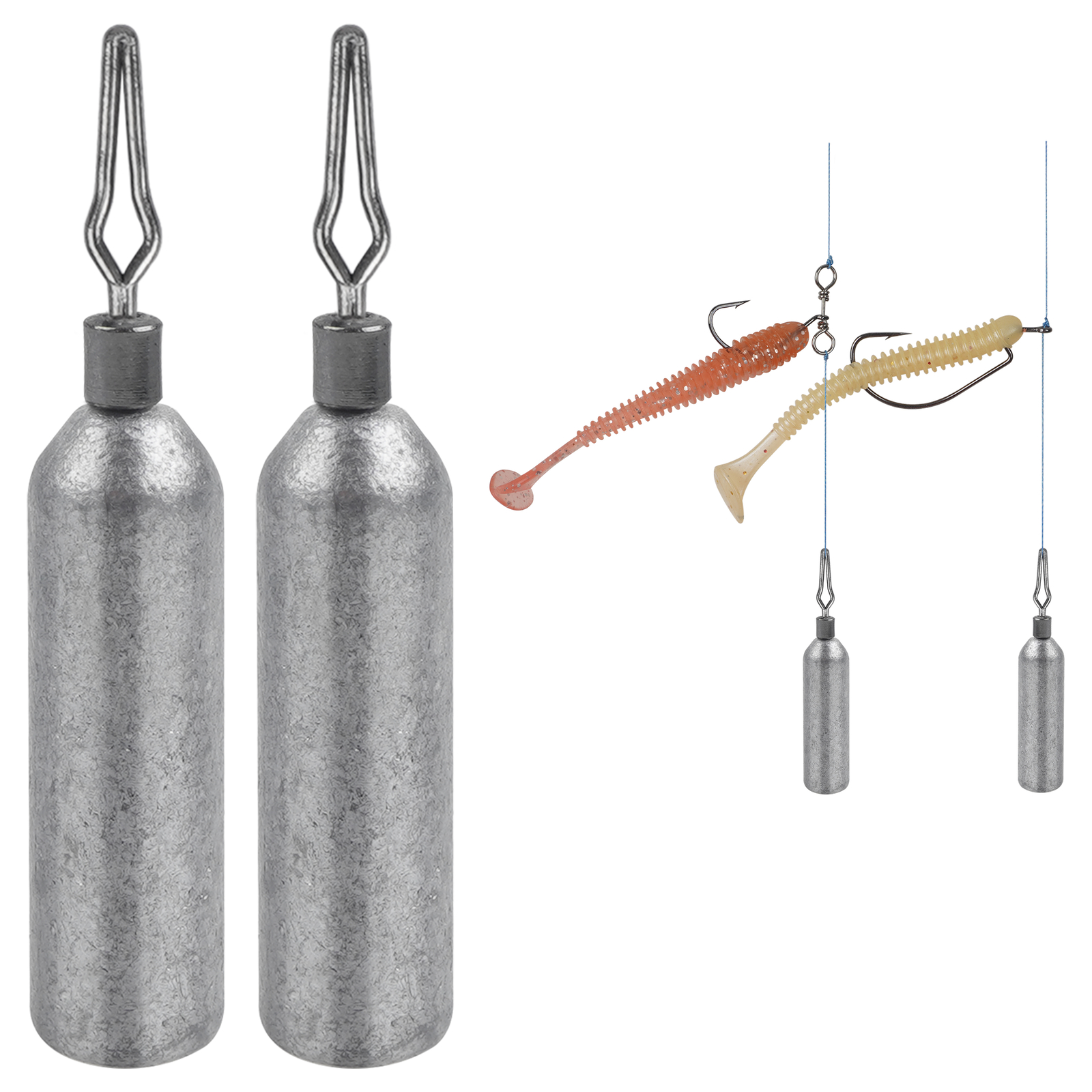 20pcs Drop Shot Weights Pencil Sinker Lead Fishing Sinkers Weights 1/8oz3/4oz eBay