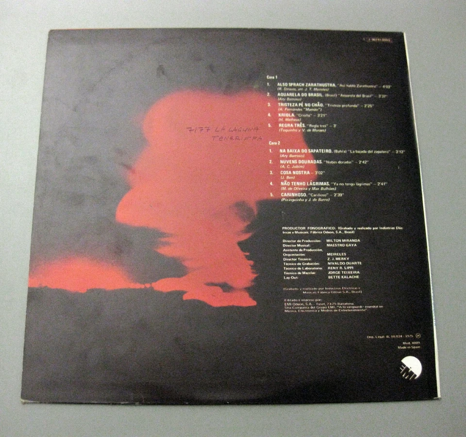 MEIRELES Y SU ORQUESTA Explosion Brasileña EMI 1J 062-81.865Q Quadraphonic Lp - Bild 2 von 4