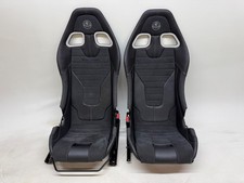 GENUINE LOTUS ELISE MOTORSPORT BLACK CARBON FIBRE SEATS SUBFRAMES PAIR el5 exige