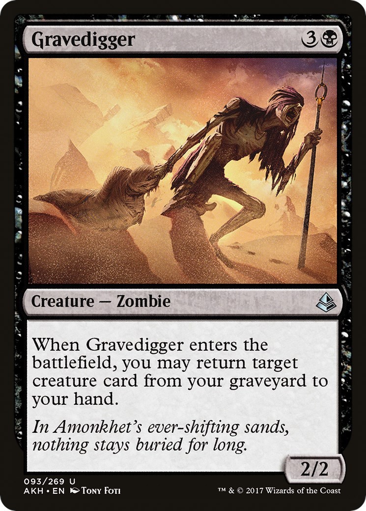 LP - Gravedigger [AKH - 93] Amonkhet