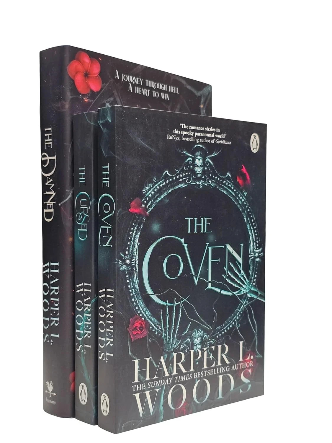 Coven of Bones Series by Harper L. Woods 3 Books Collection Set Cursed, Coven