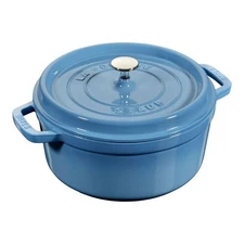 Staub La Cocotte 4 qt, Round, Cocotte, Ice-blue