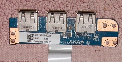 Sony Vaio USB Port Model PCG-91311M