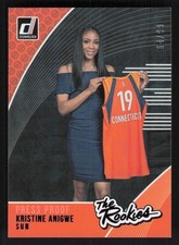 2019 Donruss WNBA #2 Kristine Anigwe The Rookies Purple Press Proof #/99 RC