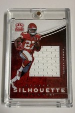 2017 Panini Preferred - Jumbo Rookie Silhouette Jerseys Kareem Hunt #17 (MEM, RC