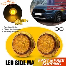 Amber LED Side Fender Signal Repeater 9T1Z13K376A For 45951 Transit Ford Connect