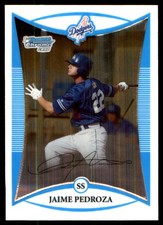 Jaime Pedroza 2008 Bowman Chrome #BCP169 Dodgers MLB READ FREE SHIP AutographDen