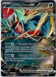 Roaring Moon ex 124/182 Paradox Rift Double Rare Holo
