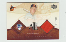2005 UD BOOG POWELL AL MLB ARTIFACTS GAME-WORN JERSEY NON-AUTOGRAPH S/N 312/325