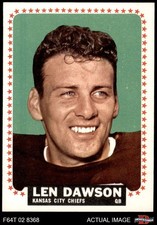 1964 Topps #96 Len Dawson Chiefs SHORT-PRINT HOF Purdue 8 - NM/MT