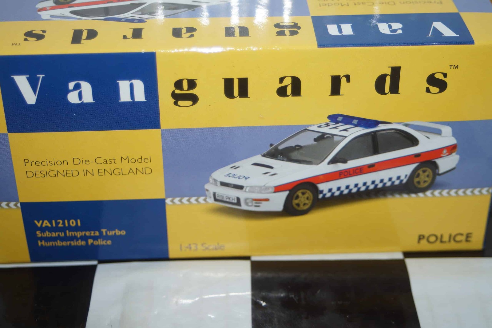 Vanguards Subaru Impreza Turbo Humberside Police VA12101 1:43 Scale