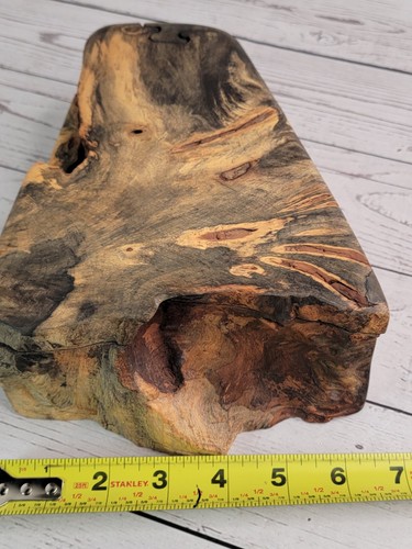 Wood Burl Puzzle Box John Pollock Signed Buckeye Burl National Edge Cali Special - Picture 18 of 19