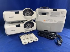 2 Epson PowerLite 420  1 PowerLite 430 Projector H447A H469A Short Throw XGA