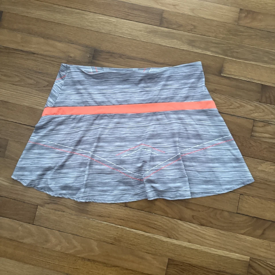 Falda deportiva de tenis Lucky In Love gris naranja talla XL (16) Foto 4 de 4