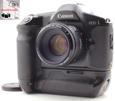 Read Canon EOS-1 HS Film Camera Body EF 50mm F1.8 II LensTested in JAPAN [Exc+5]