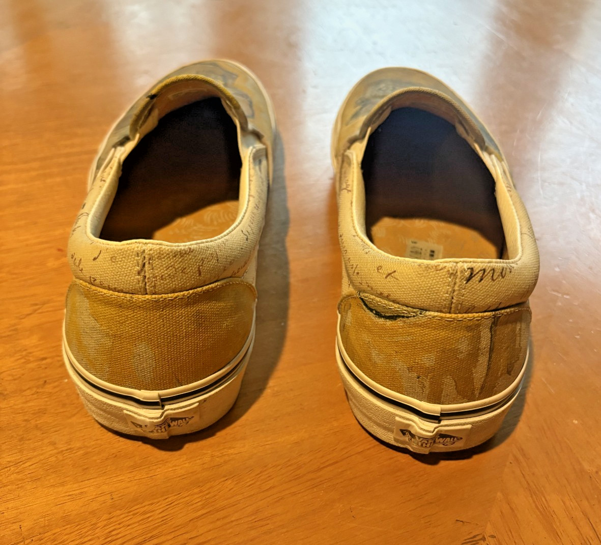 VANS X Vincent Van Gogh Museum Amsterdam Slip-On Skull Shoes M 11.5