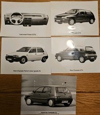 5x 1986 Original Daihatsu Charade Press Photos Featureing GTi And CX Models