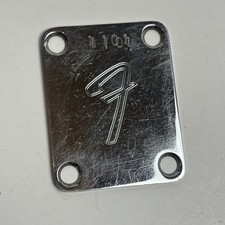 Custom Number F Stamped Fender 70s Style Relic Tele Strat Guitar Neck Plate
