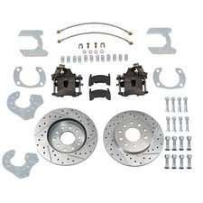 11-14 Inch Bolt-on Rear Disc Brake Kit W E-brake Caliper Fits For Ford 9 Inch