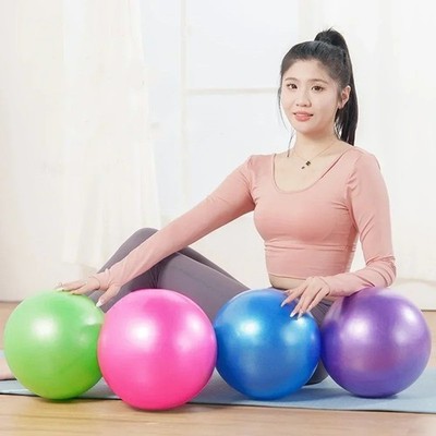 Mini Yoga Ball Anti-Burst Pilates Core Balance Ball + Aufblasschlauch 