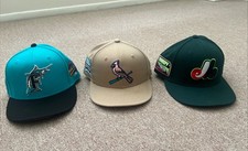 Lot Of 3: Pre Owned  New Era Fifty Nine Fifty...