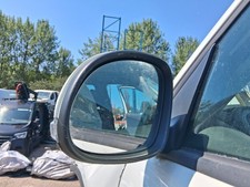 2013 VW VOLKSWAGEN TIGUAN MK1  NSF PASSENGER SIDE FRONT WING MIRROR WHITE LC9A