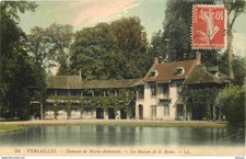 78 - Versailles - Hamlet of Marie Antoinette - The Queen s House - Colorized